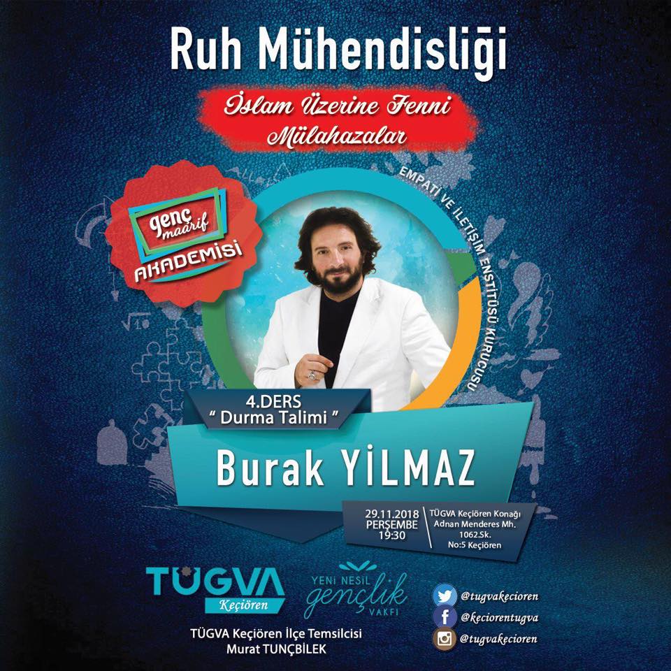 TÜGVA RUH MUHENDİSLİĞİ EĞİTİMİ 4. DERSİ